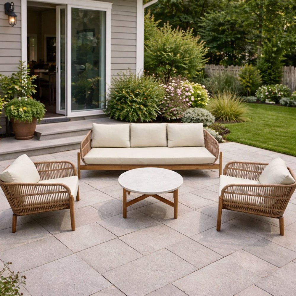 Лаунж зона ELEONORA с 3-х местным диваном  1